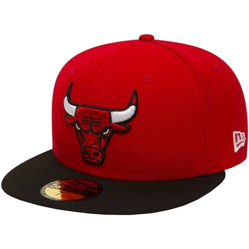 Asusteet / tarvikkeet Miehet Lippalakit New-Era Chicago Bulls NBA Basic Cap Punainen
