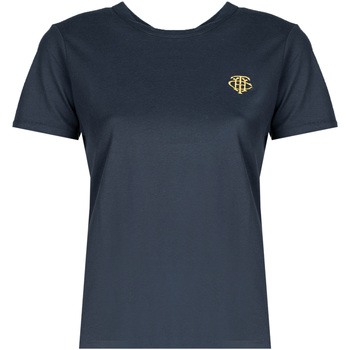 vaatteet Naiset Lyhythihainen t-paita Tommy Hilfiger WW0WW25585 Sininen