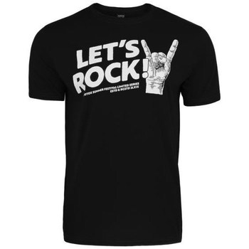 vaatteet Miehet Lyhythihainen t-paita Monotox Rock Musta