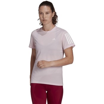vaatteet Naiset Lyhythihainen t-paita adidas Originals Own The Run Cooler Tee Beige