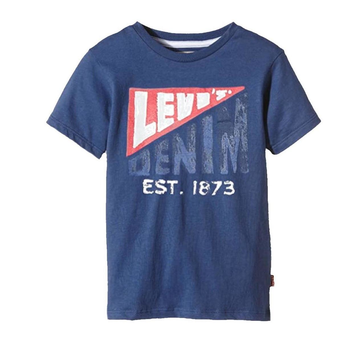 vaatteet Pojat Lyhythihainen t-paita Levi's  Sininen
