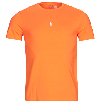 vaatteet Miehet Lyhythihainen t-paita Polo Ralph Lauren SSCNCMSLM1-SHORT SLEEVE-T-SHIRT Oranssi
