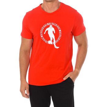 vaatteet Miehet Lyhythihainen t-paita Bikkembergs BKK1MTS02-RED Punainen
