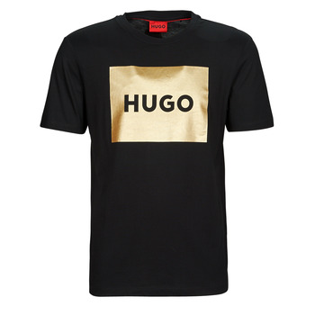 vaatteet Miehet Lyhythihainen t-paita HUGO Dulive_G Musta / Kulta