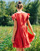 vaatteet Naiset Lyhyt mekko Céleste DAHLIA Punainen