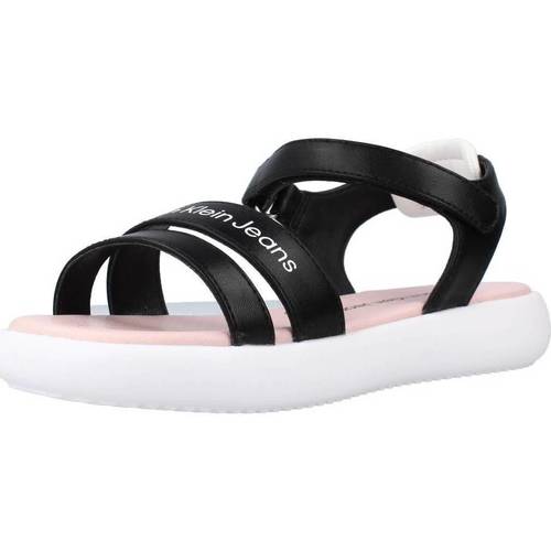 kengät Tytöt Sandaalit ja avokkaat Calvin Klein Jeans V3A280203 Musta