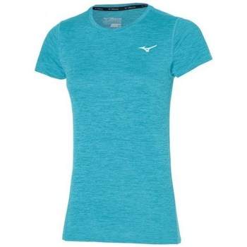 vaatteet Naiset Lyhythihainen t-paita Mizuno Impulse Core Tee Sininen