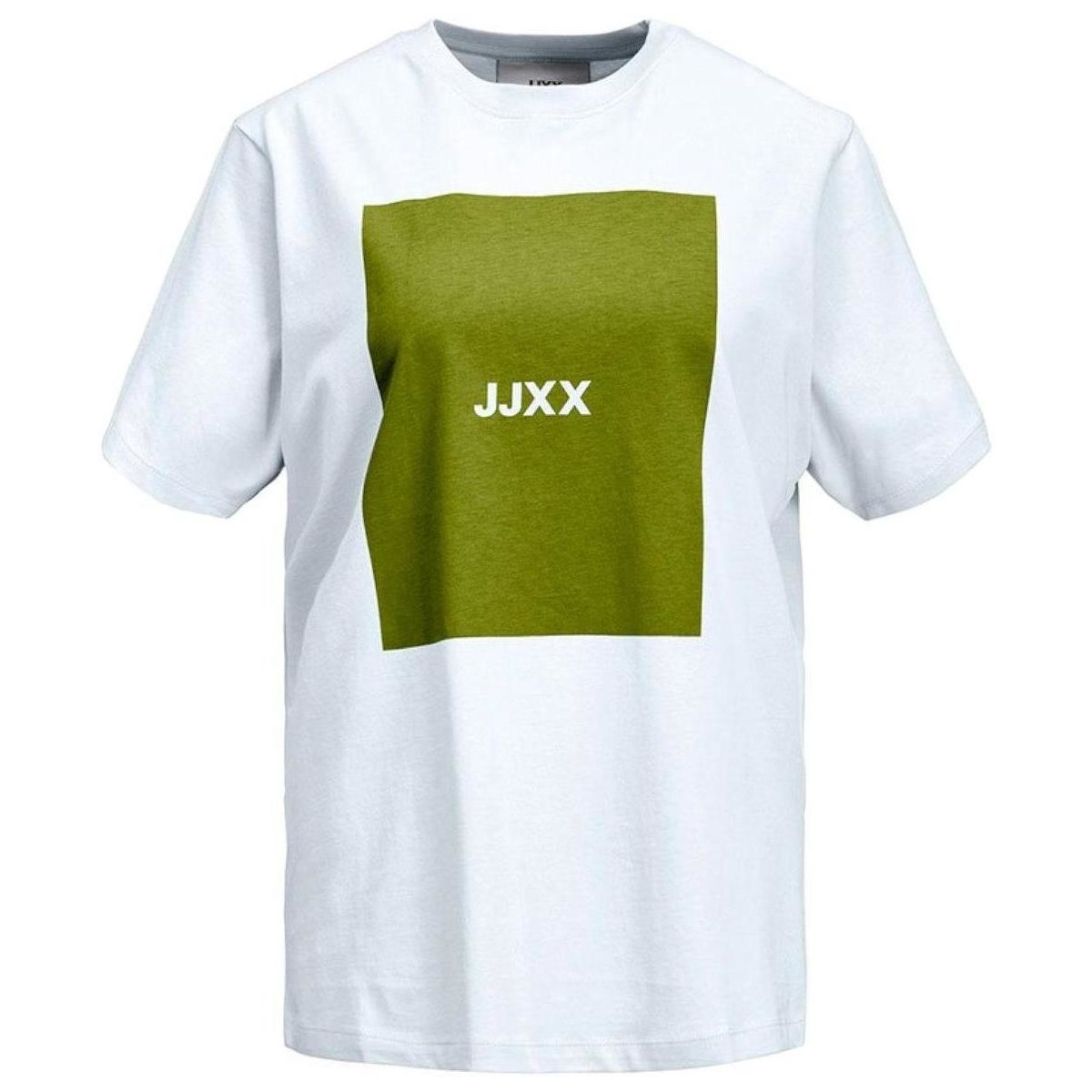 vaatteet Naiset Lyhythihainen t-paita Jjxx  Valkoinen