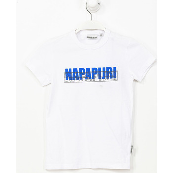 vaatteet Pojat Lyhythihainen t-paita Napapijri GA4EQC-002 Valkoinen