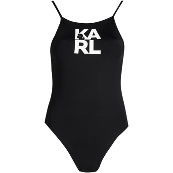 vaatteet Naiset Uima-asut / Uimashortsit Karl Lagerfeld KL22WOP01 | Printed Logo Musta