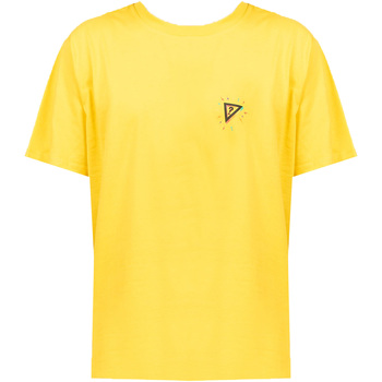 vaatteet Miehet Lyhythihainen t-paita Guess M0FI0ER9XF0 Keltainen
