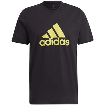 vaatteet Miehet Lyhythihainen t-paita adidas Originals Messi Bos Tee Musta