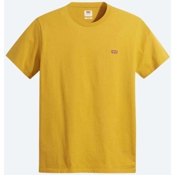 vaatteet Miehet Lyhythihainen t-paita Levi's 56605 0139 SS ORIGINAL HM TEE Keltainen