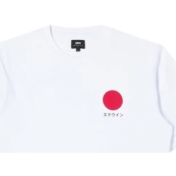 vaatteet Miehet T-paidat & Poolot Edwin Japanese Sun T-Shirt - White Valkoinen