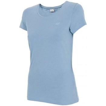 vaatteet Naiset Lyhythihainen t-paita 4F TSD350 Sininen