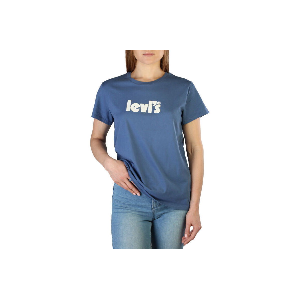 vaatteet Naiset Topit / Puserot Levi's - 17369_the-perfect Sininen