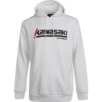 vaatteet Miehet Svetari Kawasaki Killa Unisex Hooded Sweatshirt Valkoinen