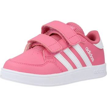 kengät Tytöt Matalavartiset tennarit adidas Originals BREAKNET CF I Vaaleanpunainen