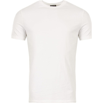 vaatteet Miehet Lyhythihainen t-paita Dsquared DCX20030 Valkoinen
