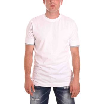 vaatteet Miehet Lyhythihainen t-paita Gazzarini TE62G Valkoinen