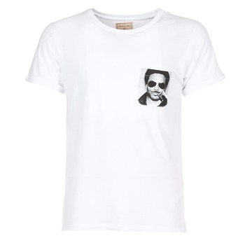 vaatteet Miehet Lyhythihainen t-paita Eleven Paris LENNYPOCK MEN Valkoinen