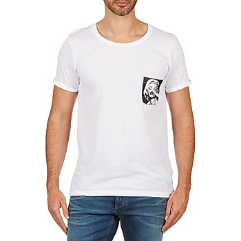 vaatteet Miehet Lyhythihainen t-paita Eleven Paris MARYLINPOCK MEN Valkoinen