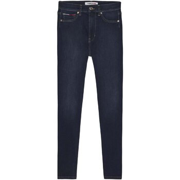 vaatteet Naiset Slim-farkut Tommy Jeans DW0DW14142 Sininen