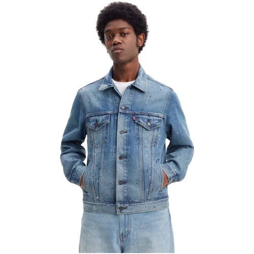 vaatteet Miehet Parkatakki Levi's Vintage Fit Trucker Jacket Sininen