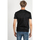 vaatteet Miehet Lyhythihainen t-paita Les Hommes LLT202-717P | Round Neck T-Shirt Musta