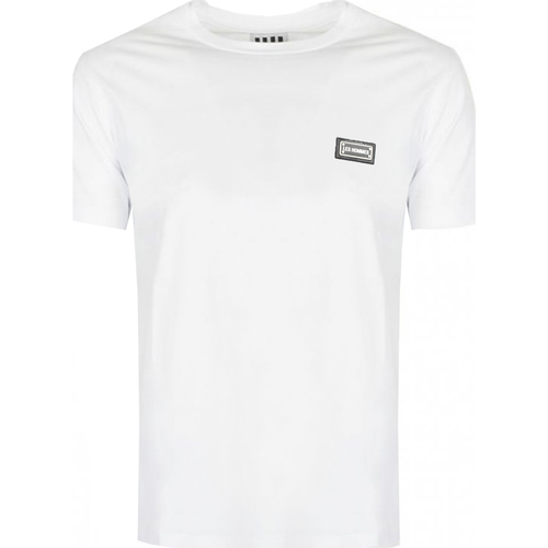 vaatteet Miehet Lyhythihainen t-paita Les Hommes LKT100 703 Valkoinen
