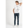 vaatteet Miehet Lyhythihainen t-paita Les Hommes LKT219-700P | Round Neck T-Shirt Valkoinen