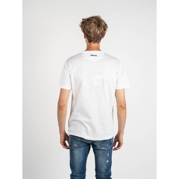 Les Hommes LKT200-703P | Round Neck T-Shirt Valkoinen