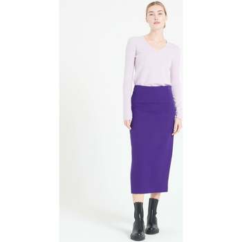 vaatteet Naiset Neulepusero Studio Cashmere8 LILLY 2 Violetti