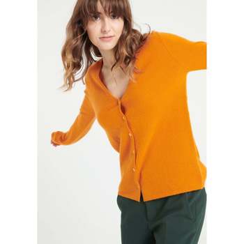 vaatteet Naiset Neuleet / Villatakit Studio Cashmere8 LILLY 7 Oranssi