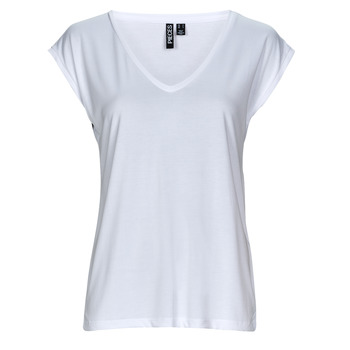 vaatteet Naiset Lyhythihainen t-paita Pieces PCKAMALA TEE Valkoinen