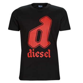 vaatteet Miehet Lyhythihainen t-paita Diesel T-DIEGOR-K54 Musta / Punainen