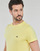 vaatteet Miehet Lyhythihainen t-paita Lacoste TH6709 Keltainen