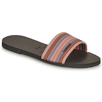 kengät Naiset Sandaalit Havaianas YOU MALTA COOL Musta / Vaaleanpunainen