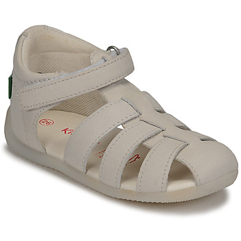kengät Lapset Sandaalit ja avokkaat Kickers BIGFLO-2 Valkoinen