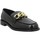 kengät Naiset Mokkasiinit Atelier Mercadal Yale Chaine Cuir Femme Noir Musta