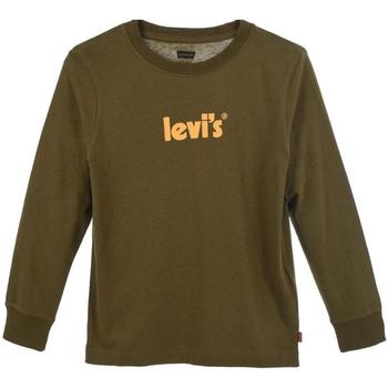 vaatteet Pojat Lyhythihainen t-paita Levi's  Vihreä