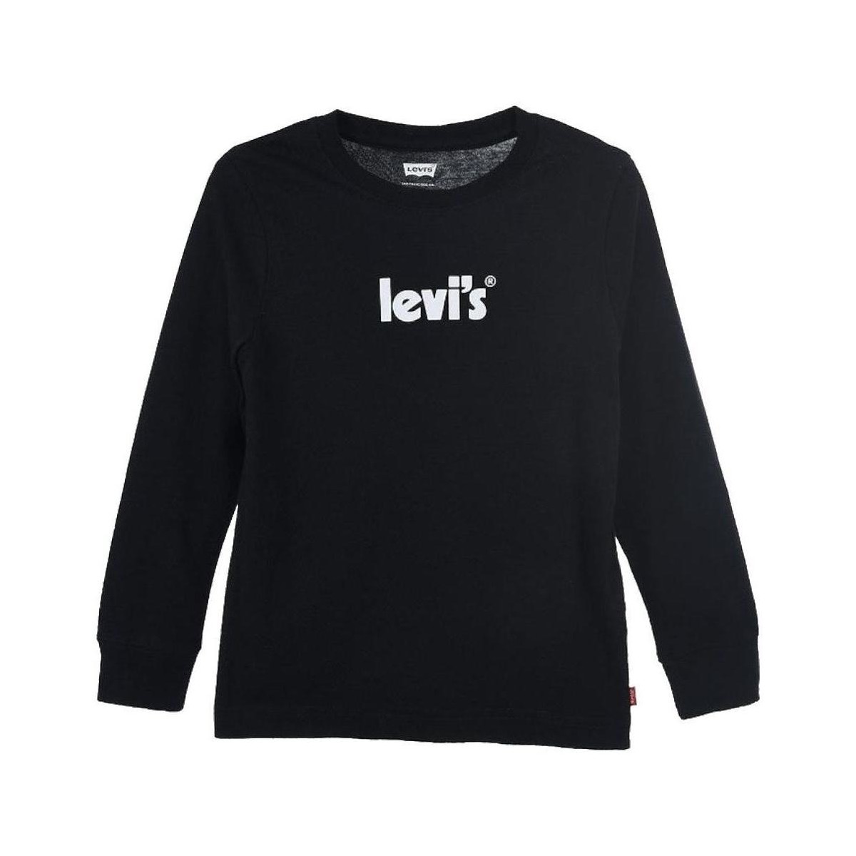 vaatteet Pojat Lyhythihainen t-paita Levi's  Musta
