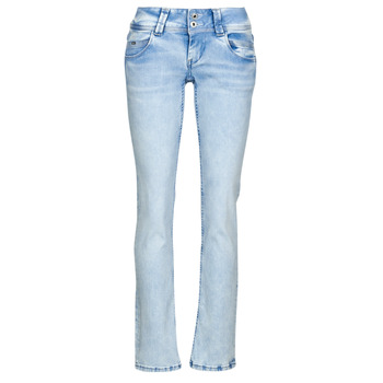 vaatteet Naiset Suorat farkut Pepe jeans VENUS Sininen / Clear