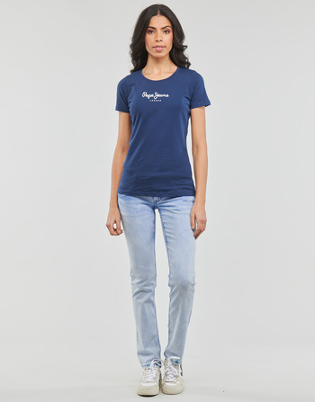 vaatteet Naiset Suorat farkut Pepe jeans VENUS Sininen / Clear