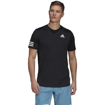 vaatteet Miehet Lyhythihainen t-paita adidas Originals Club Tennis 3STRIPES Musta