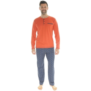 vaatteet Miehet pyjamat / yöpaidat Christian Cane ICARE Oranssi