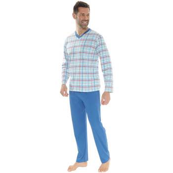 vaatteet Miehet pyjamat / yöpaidat Christian Cane NELIO Sininen