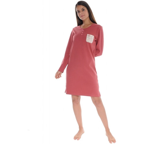 vaatteet Naiset pyjamat / yöpaidat Christian Cane JULIETA Vaaleanpunainen