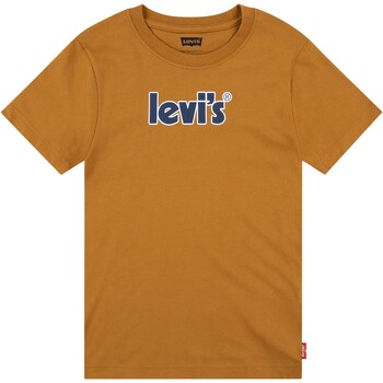 vaatteet Lapset Lyhythihainen t-paita Levi's 195912 Ruskea