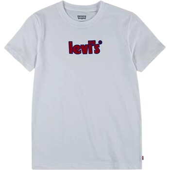 vaatteet Lapset Lyhythihainen t-paita Levi's 195913 Valkoinen
